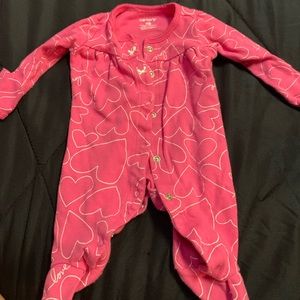 Bright pink onesie nightie